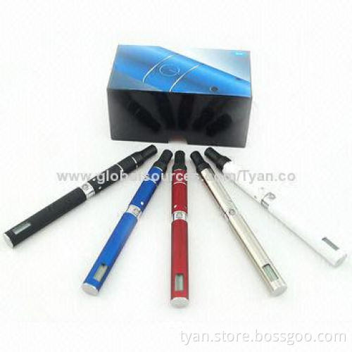 E Cigarette Starter Kit, Dry Herb Vaporizer Refilled Tobacco Leaf or Harsh Oil with LCD Display
